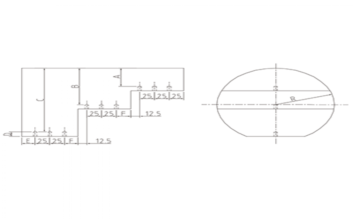 縱波檢驗用對比試塊