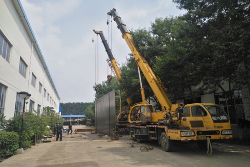 超大規格鋼板實物試塊的加工